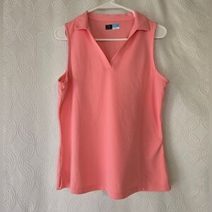 Women's Pink Sleeveless Top